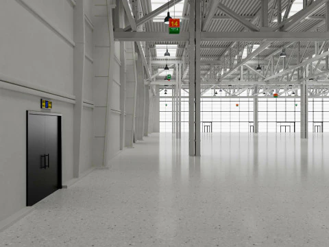 Sala espositiva 39 Modello 3D