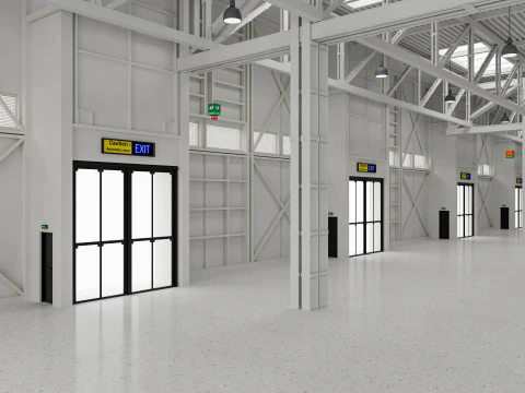 Sala espositiva 39 Modello 3D