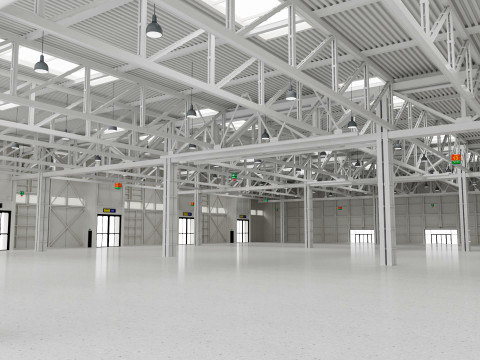 Exhibition Hall 39 3D Модель