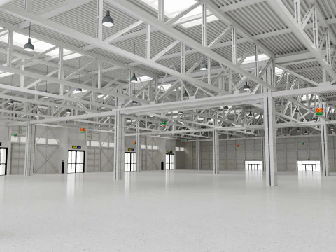 Sala espositiva 39 Modello 3D