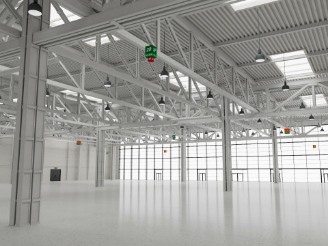 Exhibition Hall 39 3D Модель