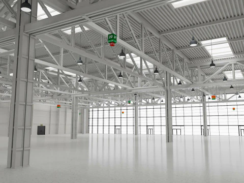 Sala espositiva 39 Modello 3D