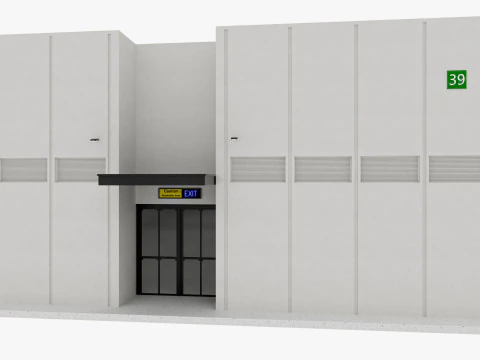 Sala espositiva 39 Modello 3D