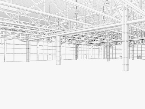 Exhibition Hall 39 3D Модель