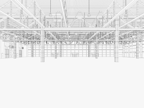 Exhibition Hall 39 3D Модель