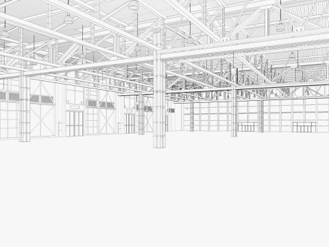 Sala espositiva 39 Modello 3D