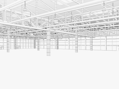 Exhibition Hall 39 3D Модель
