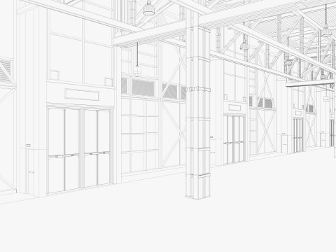 Exhibition Hall 39 3D Модель