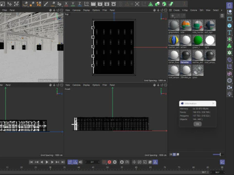 Sala espositiva 39 Modello 3D