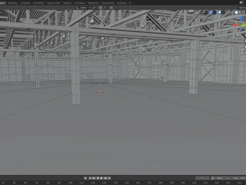 Sala espositiva 39 Modello 3D