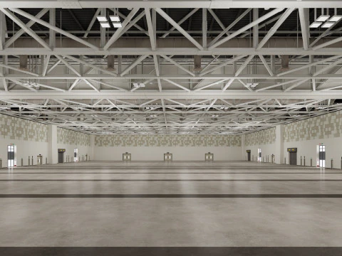 Convention And Exhibition Center 4 3D Model