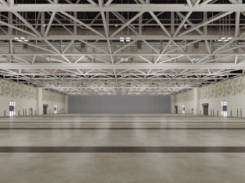 Convention And Exhibition Center 4 3D Model