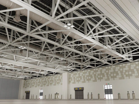 Convention And Exhibition Center 4 3D Model
