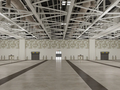 Convention And Exhibition Center 4 3D Model