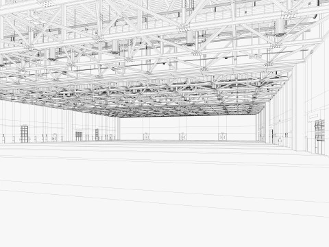 Convention And Exhibition Center 4 3D Model