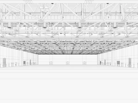 Convention And Exhibition Center 4 3D Model