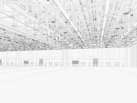 Convention And Exhibition Center 4 3D Model