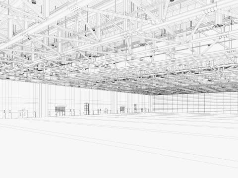 Convention And Exhibition Center 4 3D Model