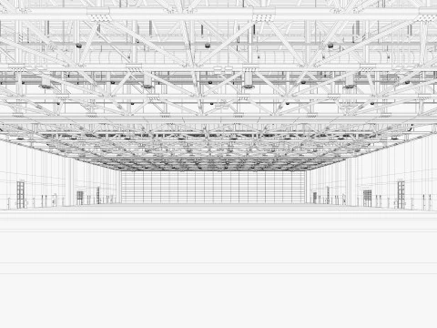 Convention And Exhibition Center 4 3D Model