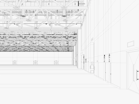Convention And Exhibition Center 4 3D Model