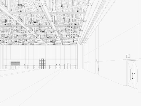 Convention And Exhibition Center 4 3D Model