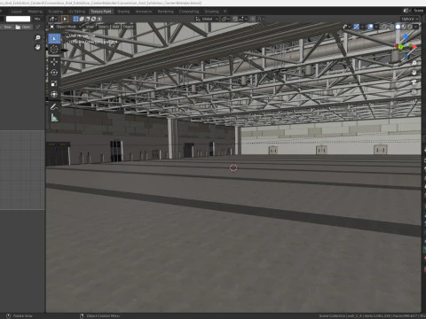 Convention And Exhibition Center 4 3D Model