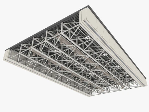 Tubos de ventila&ccedil;&atilde;o de teto 12 Modelo 3D