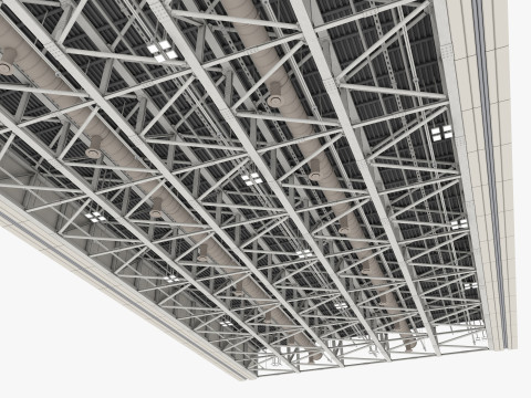 Ceiling Ventilation Pipes 12 3Dモデル