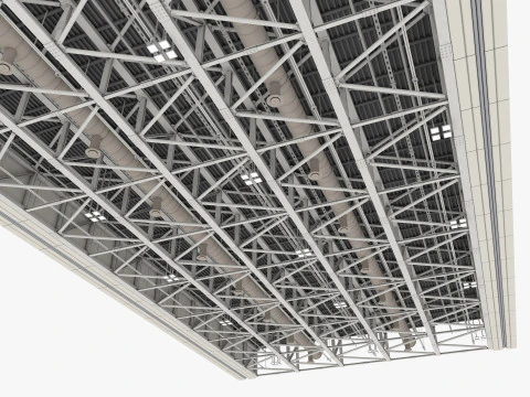 Tubos de ventila&ccedil;&atilde;o de teto 12 Modelo 3D