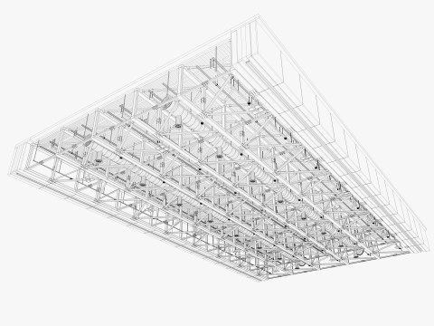 Ceiling Ventilation Pipes 12 3Dモデル