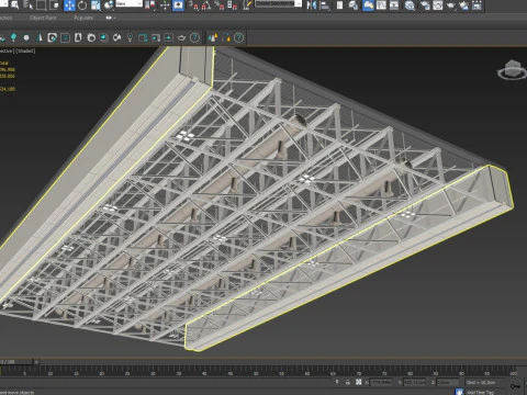 Tubos de ventila&ccedil;&atilde;o de teto 12 Modelo 3D