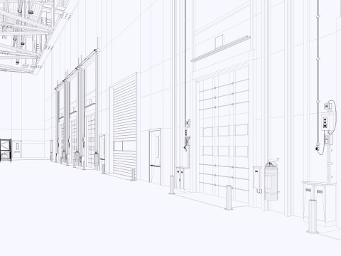 Warehouse Logistic 11 interior and exterior Modelo 3D