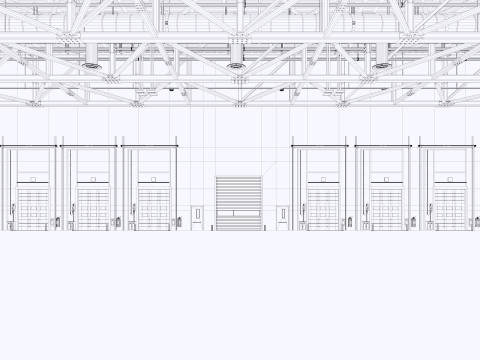 Warehouse Logistic 11 interior and exterior Modelo 3D