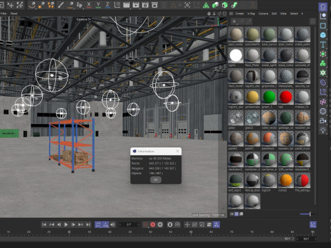 Warehouse Logistic 11 interior and exterior Modelo 3D