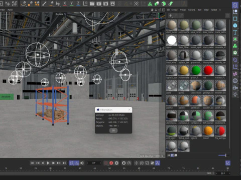 Warehouse Logistic 11 interior and exterior 3D Model