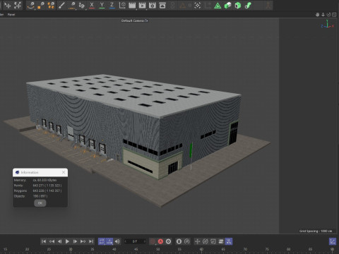 Warehouse Logistic 11 interior and exterior Modelo 3D
