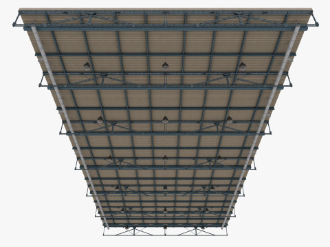 Ceiling Ventilation Pipes 13 3D Model