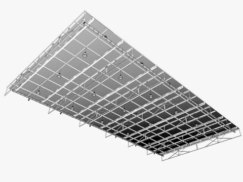 천장 환기 파이프 13 3D 모델