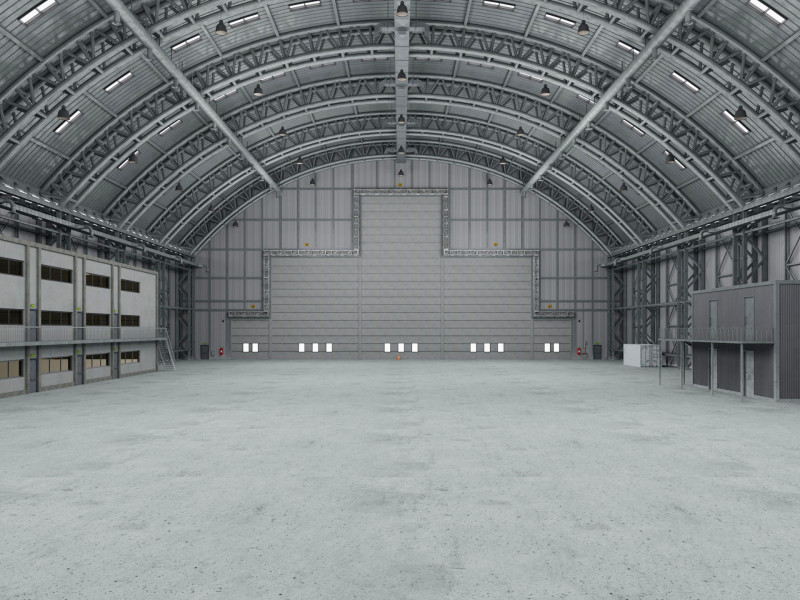 Hangar 3 Modelo 3D .c4d .max .obj .3ds .fbx .stl .blend
