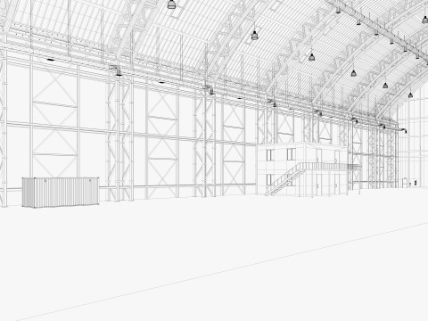 Hangar 3 Modelo 3D