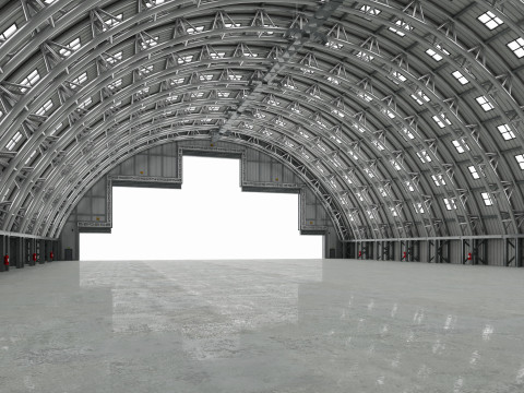 Hangar 4 3D Model