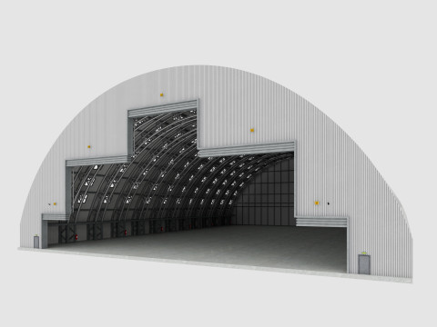 Hangar 4 3D Model