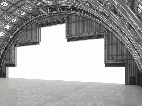 Hangar 4 3D Model