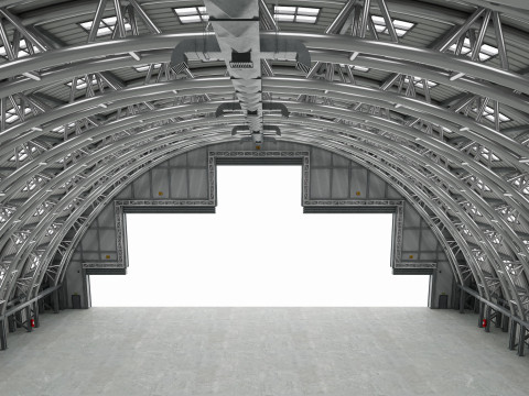 Hangar 4 3D Model