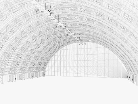 Hangar 4 3D Model