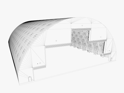 Hangar 4 3D Model