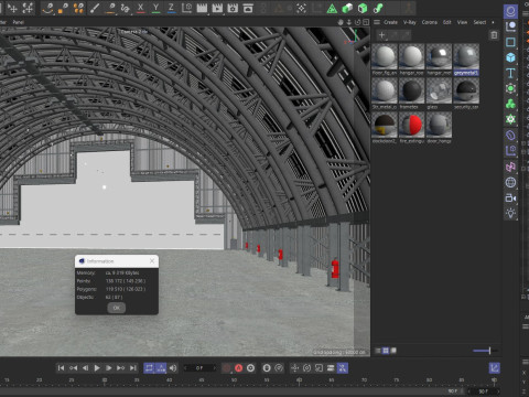 Hangar 4 3D Model