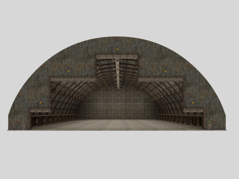 Hangar 5 3D Model