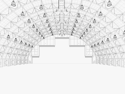 Hangar 5 3D Model