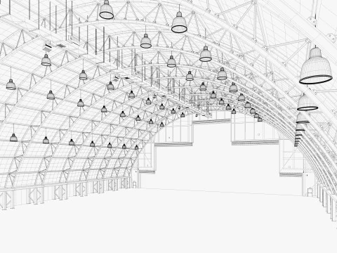 Hangar 5 3D Model